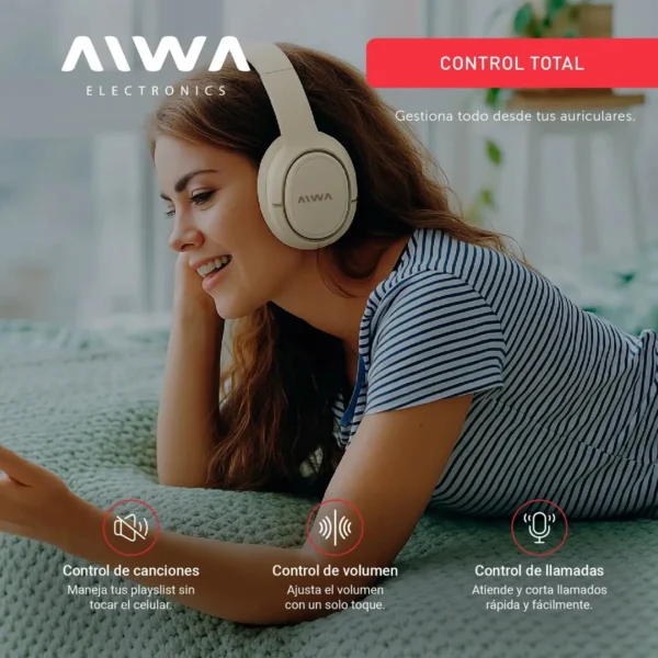 501_7 Auriculares Aiwa BT501 Luces Led