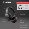 602c14 Auriculares Aiwa AVB602C Negro