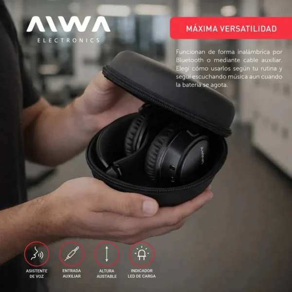 602c15 Auriculares Aiwa AVB602C Negro