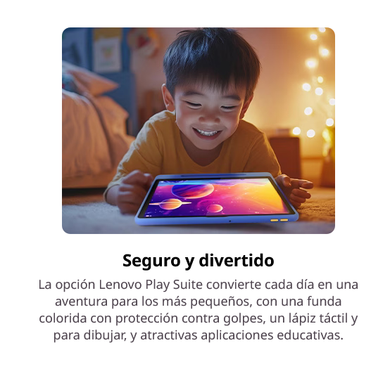 LT1_2 Tablet Lenovo Tab (con Funda + Earbuds)
