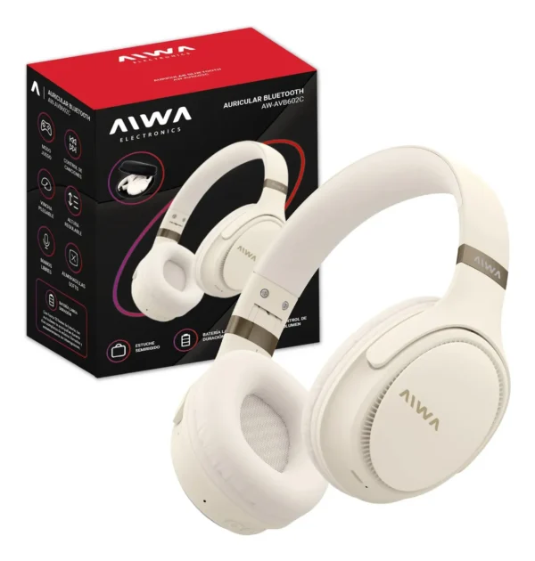 602c2 Auriculares Aiwa AVB602C Blanco