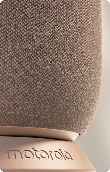 Parlante Moto Sound Flow transmisión Wi-Fi Beige
