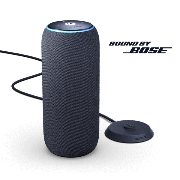 moto17_1 Parlante Moto Sound Flow transmisión Wi-Fi Gris