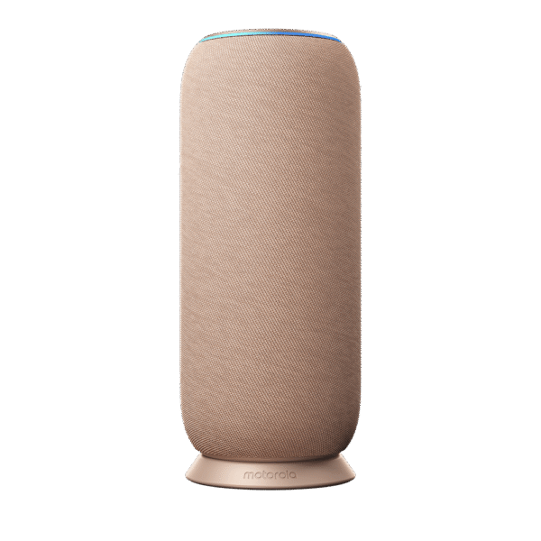 Parlante Moto Sound Flow transmisión Wi-Fi Beige