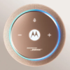 Parlante Moto Sound Flow transmisión Wi-Fi Beige