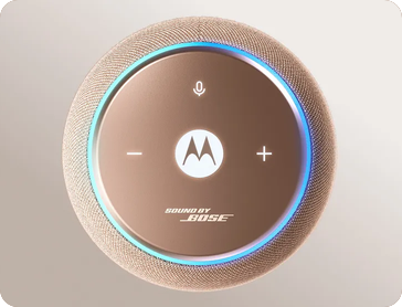 Parlante Moto Sound Flow transmisión Wi-Fi Beige